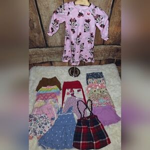 Pink Minnie Mouse Night Gown and Assorted Baby Clothes